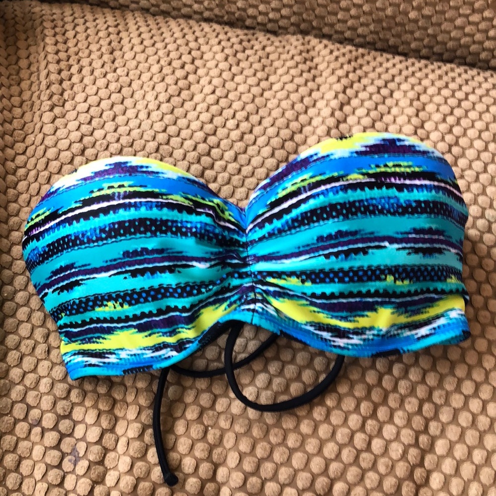 Large Strapless bikini top and bottom
